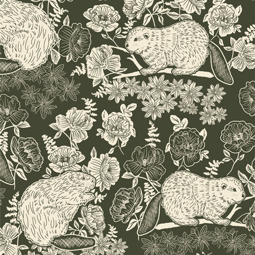 Wild Forgotten Beaver and Bloom in Sycamore by Bonnie Christine WFG-77611