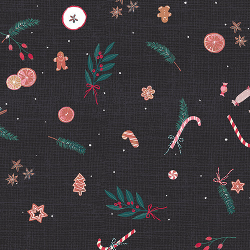 Wintertale Christmas Potpourri in Coal by Katarina Roccella WNT12250