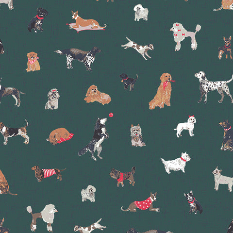 Wintertale Santa's Good List in Emerald by Katarina Roccella WNT12264