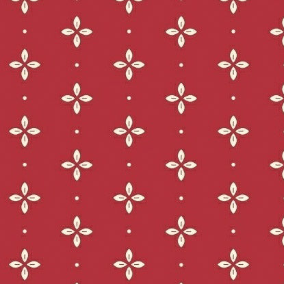 Wallflowers Foulard in Red by Windham Fabrics