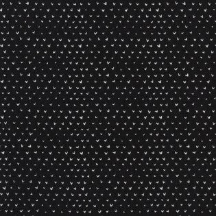 Wild Hearts on Black by Wee Gallery for Dear Stella Fabrics