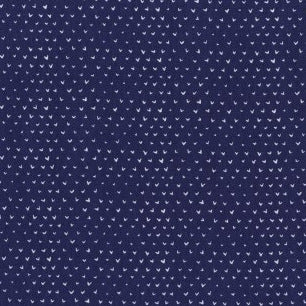 Wild Hearts on Blue by Wee Gallery for Dear Stella Fabrics