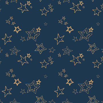 Wild and Free Midnight Roof Metallic by Art Gallery Fabrics