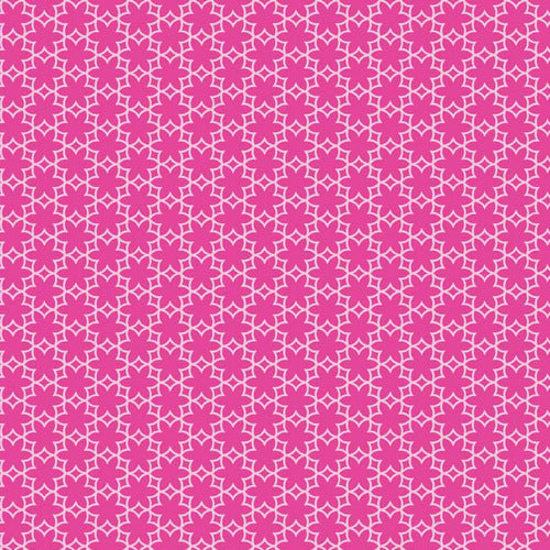 Wildflower Meadow Flowers in Hot Pink by Melly&Me for Riley Blake Designs