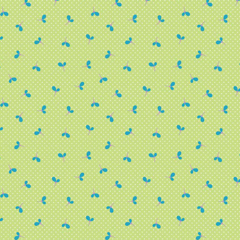 Wildflower Meadow Spot on Green by Melly&Me for Riley Blake Designs