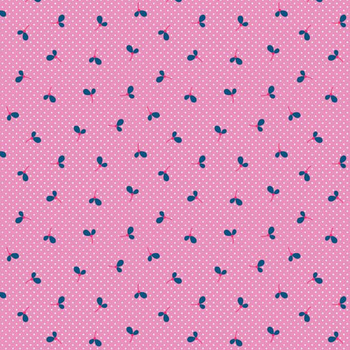 Wildflower Meadow Spot on Pink by Melly&Me for Riley Blake Designs