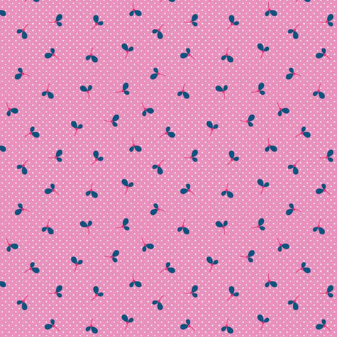 Wildflower Meadow Spot on Pink by Melly&Me for Riley Blake Designs