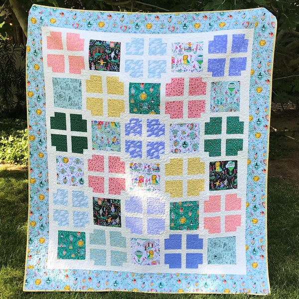 Dorothy's Journey Window Pane Quilt Kit by Jill Howarth
