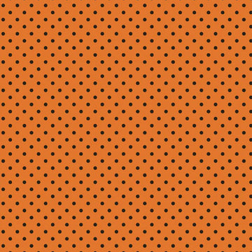 Witch Hazel Witch Dot on Orange by Riley Blake Designs