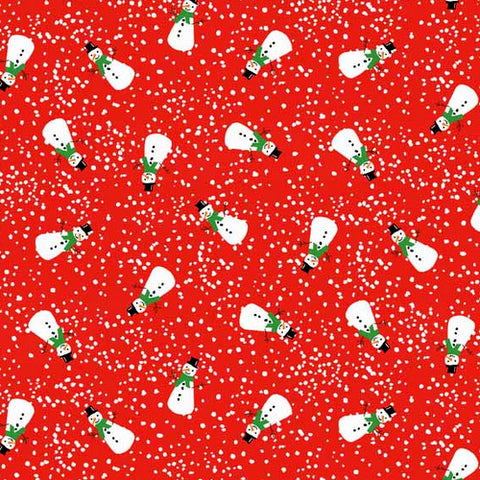 Wonderland Snowmen by Makower UK