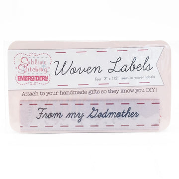 Woven Labels From my Godmother