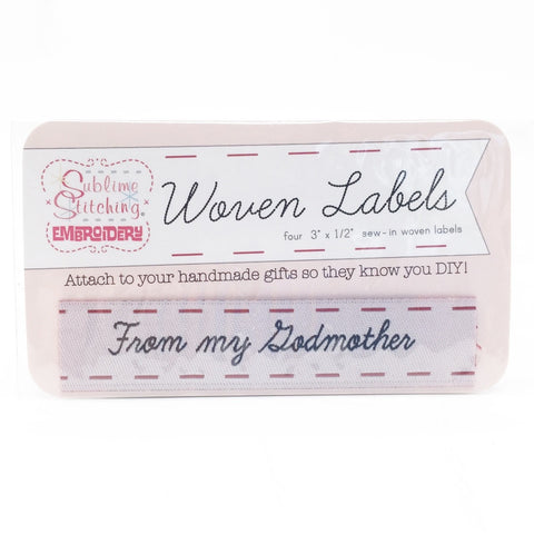 Woven Labels From my Godmother