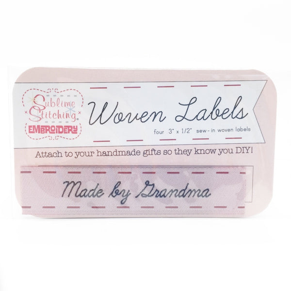 Woven Labels Made by Grandma