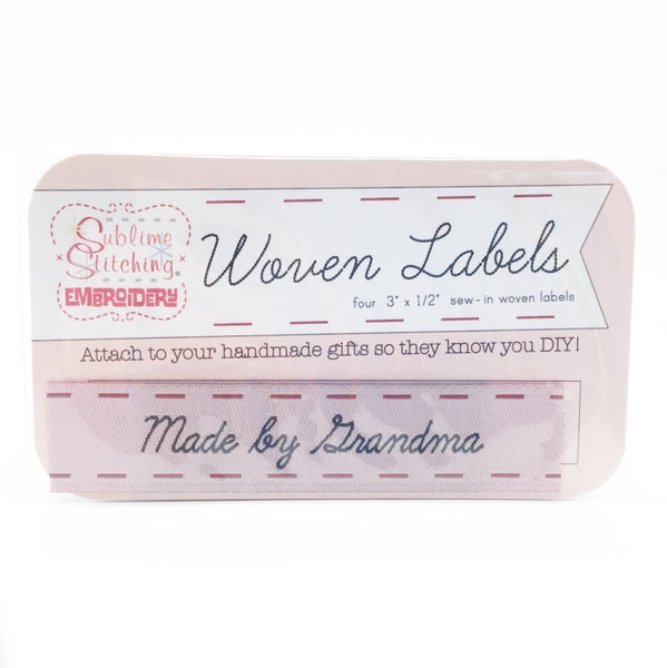 Woven Labels Made by Grandma