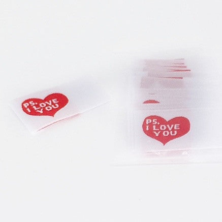 Woven Labels PS. I Love You