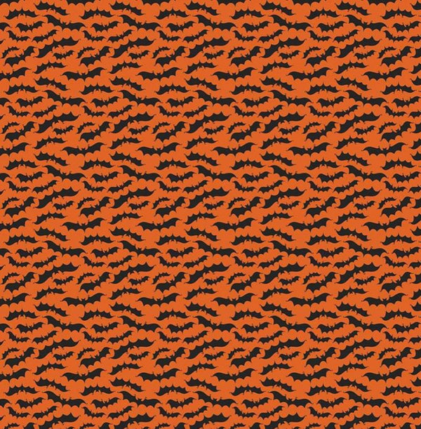 Fab-boo-lous Bats on Orange