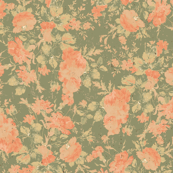 Love Lives Here Olive Floral