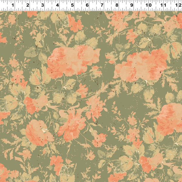 Love Lives Here Olive Floral