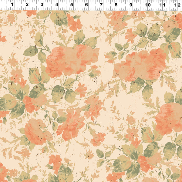 Love Lives Here Cream Floral