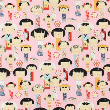 Yui Kokeshi Pink by Alexander Henry Fabrics