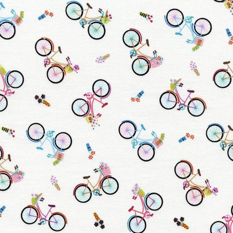 You, Me, Oui Tossed Bicycles by Gail Gadden by Timeless Treasures