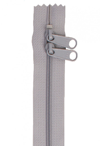 Handbag Double Slide Zipper in Grey 40 inch By Annie
