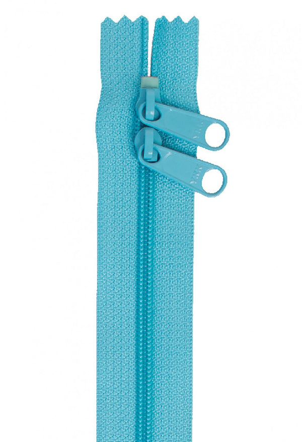 Handbag Double Slide Zipper in Blue 40 inch By Annie