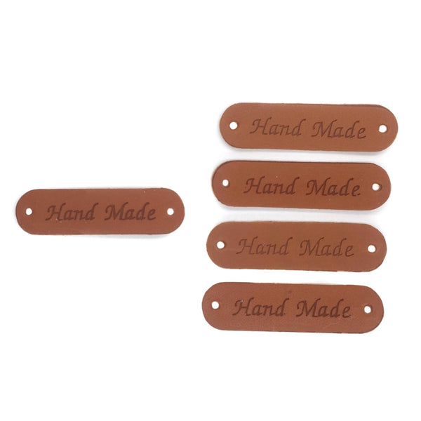 Handmade Label in Faux Leather