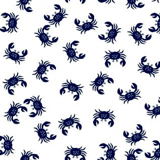 Crabs on White