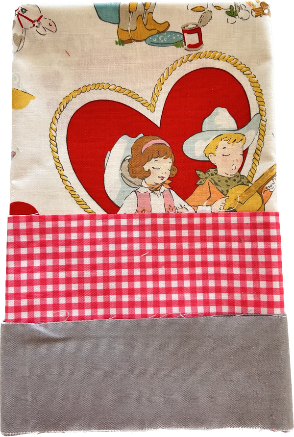 Drawstring bag kit in cream
