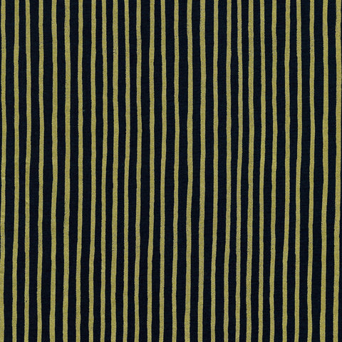 English Garden Painted Stripes Navy Metallic