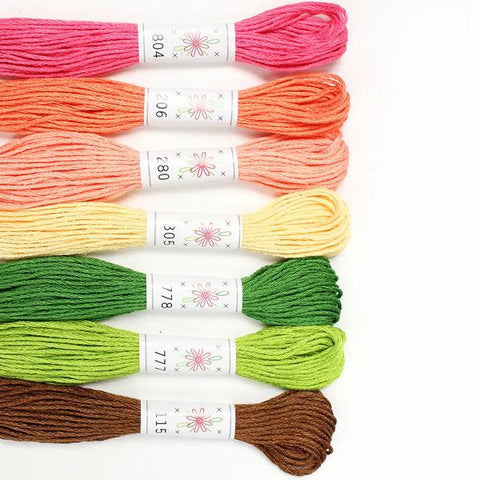 Flowerbox Palette Embroidery Floss Pack
