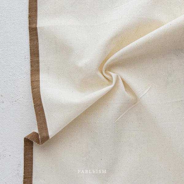Sprout Wovens woven x in Creme by Fableism Studio
