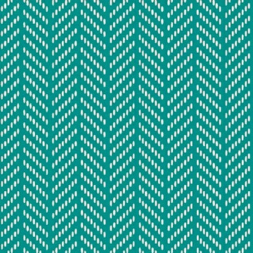 Hello Jane Herringbone on Teal