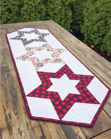 Hollow Star Table Runner Sewing Pattern