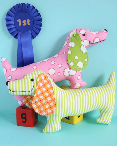Best in Show Plush Dog Sewing Pattern by Jodie Carleton