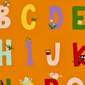 Kinder Alphabet Orange