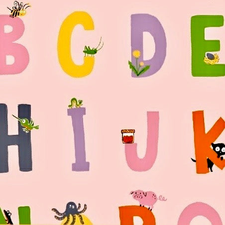 Kinder Alphabet Pink