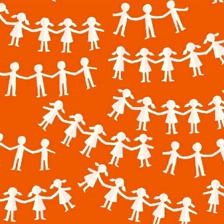 Kinder Paper Dolls Red