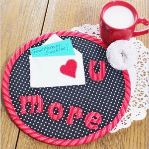 Love U More Snack Mat Sewing Pattern