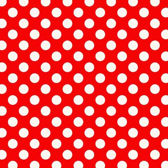 Pirates Spots on Red by Andover Fabrics