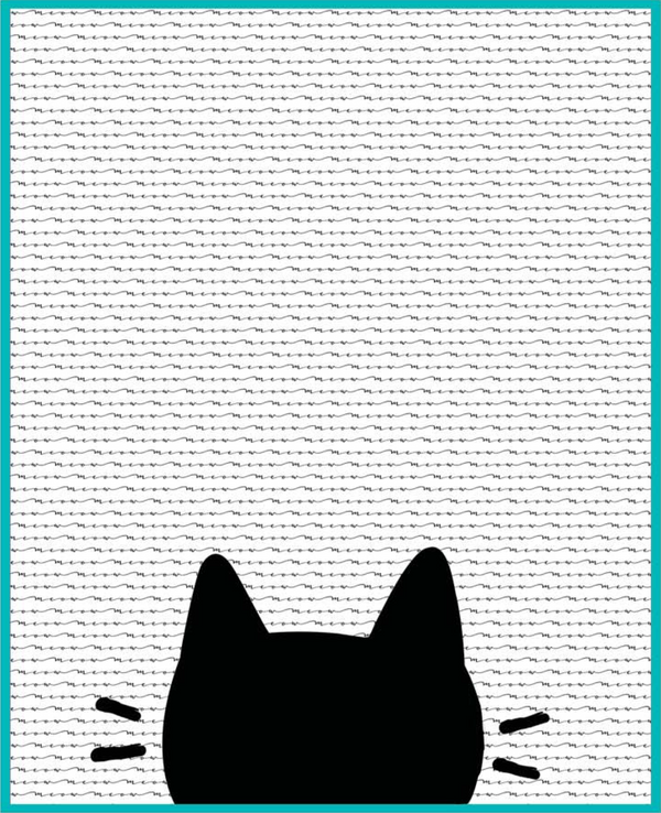 Cat Silhouette Quilt Kit