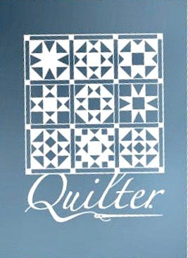 Quilter Vinyl Window Sticker