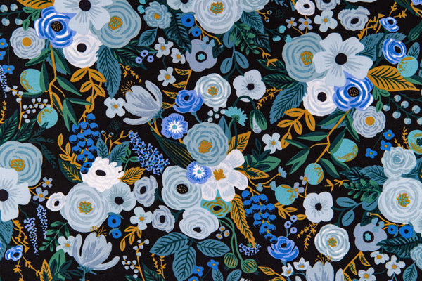 Garden Party Roses in Blue by Rifle Paper Co
