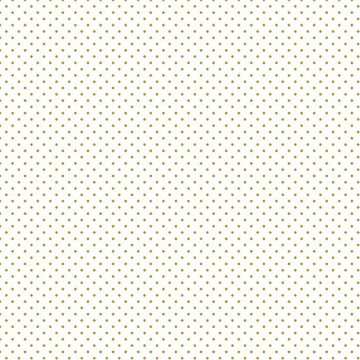 Swiss Dot on White Sparkle Cotton in Gold by Riley Blake Designs
