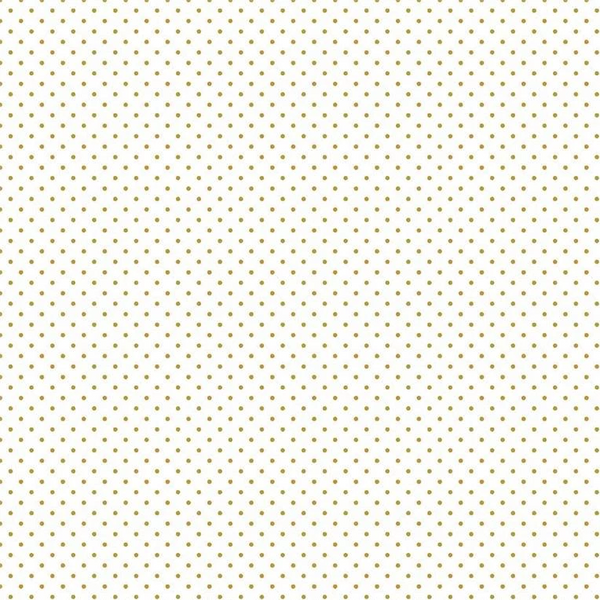 Swiss Dot on White Sparkle Cotton in Gold by Riley Blake Designs