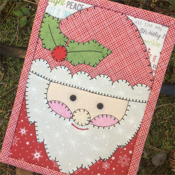 Old St Nick Mug Rug Kit by Stitches of Love