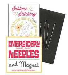 Embroidery Needle Pack + Magnet