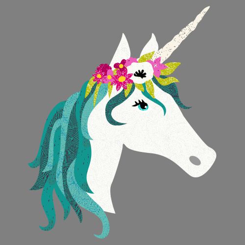 Unicornia Sapphire Applique Kit