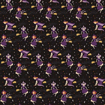 Fab-boo-lous Witches on Black